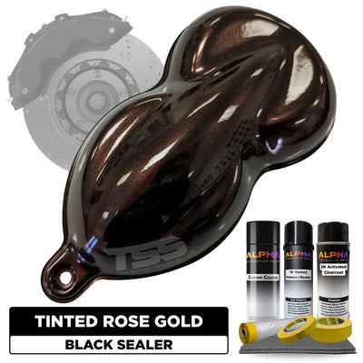 Tinted Rose Gold Brake Caliper Paint Kit