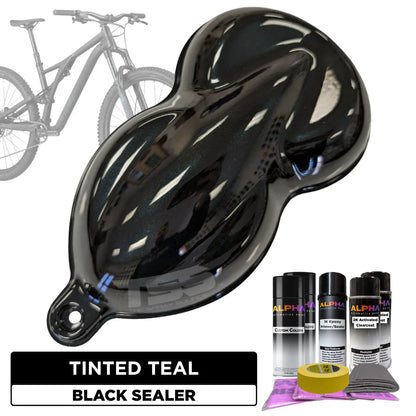 Tinted Teal Bike Paint Kit