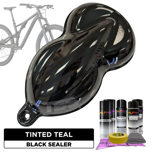 Tinted Teal Bike Paint Kit