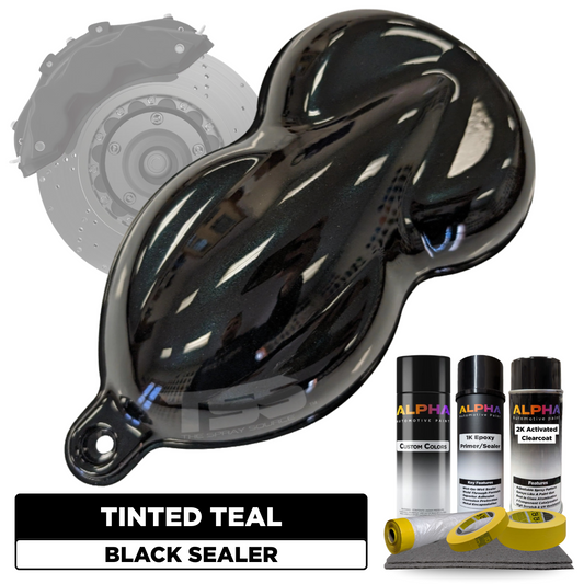 Tinted Teal Brake Caliper Paint Kit