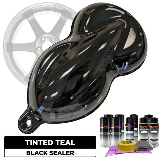 Tinted Teal Wheel Paint Kit