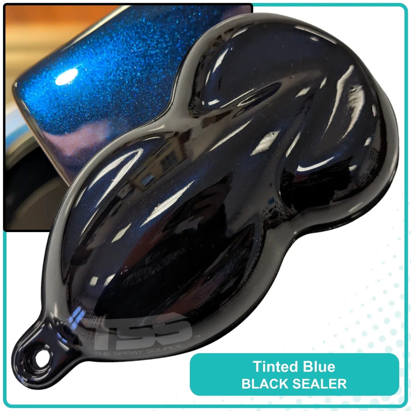 Tinted Blue Spray Can