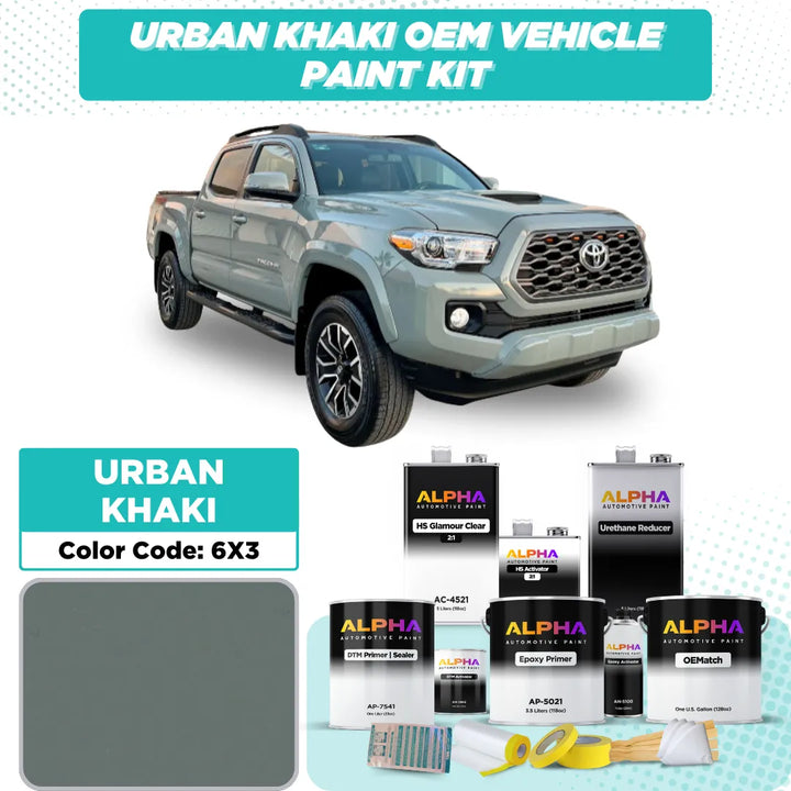 Toyota Lunar Rock 6X3 | OEMatch Vehicle Paint Kit