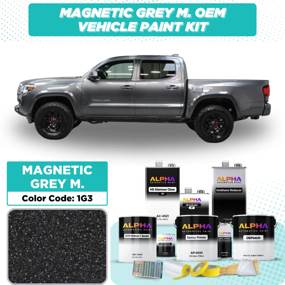 Toyota Magnetic Grey Metallic 1G3 | OEMatch Vehicle Paint Kit