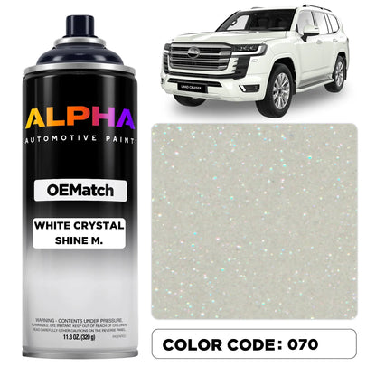 Toyota White Crystal Shine Metallic 070 | OEMatch Spray Can