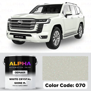 Toyota White Crystal Shine Metallic 070 | OEMatch Basecoat