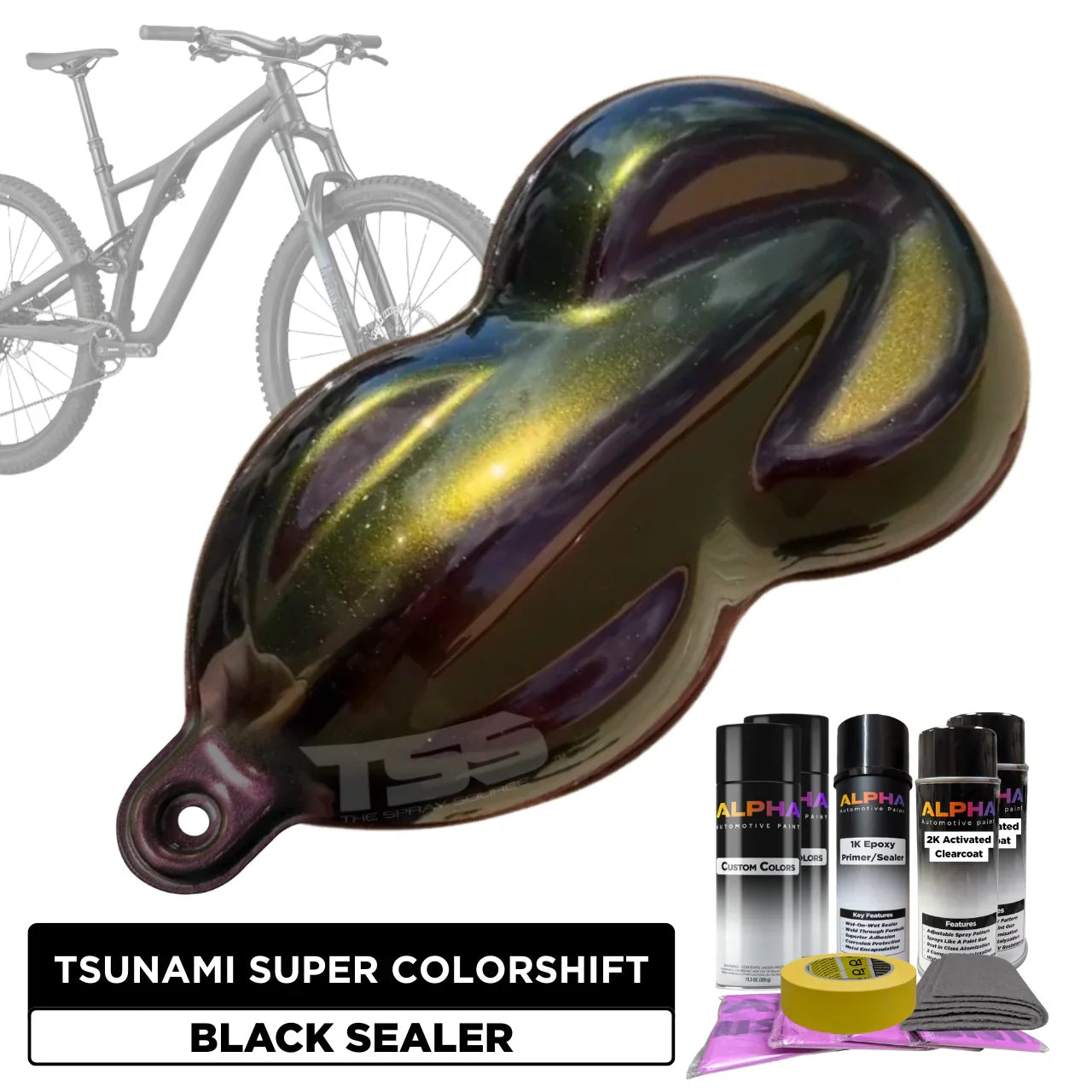 Tsunami Super Colorshift Bike Paint Kit