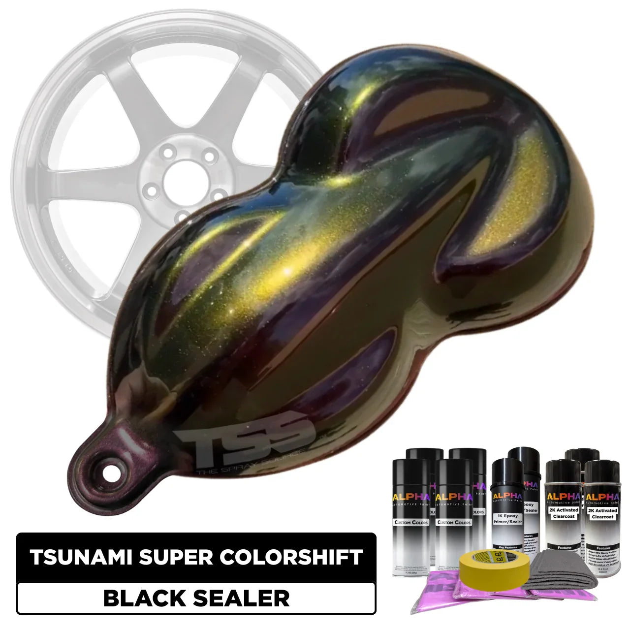 Tsunami Super Colorshift Wheel Paint Kit | Custom Rim Paint Kit – The ...