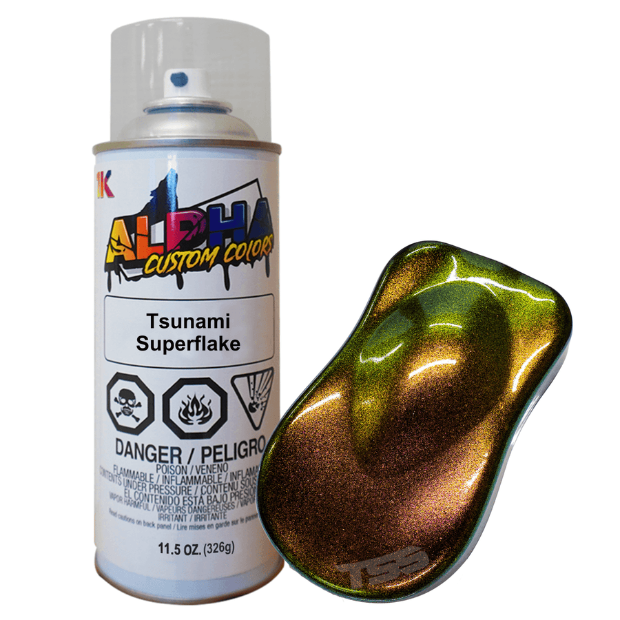 Tsunami Superflake Pearl Spray Can Midcoat - The Spray Source - Alpha Pigments