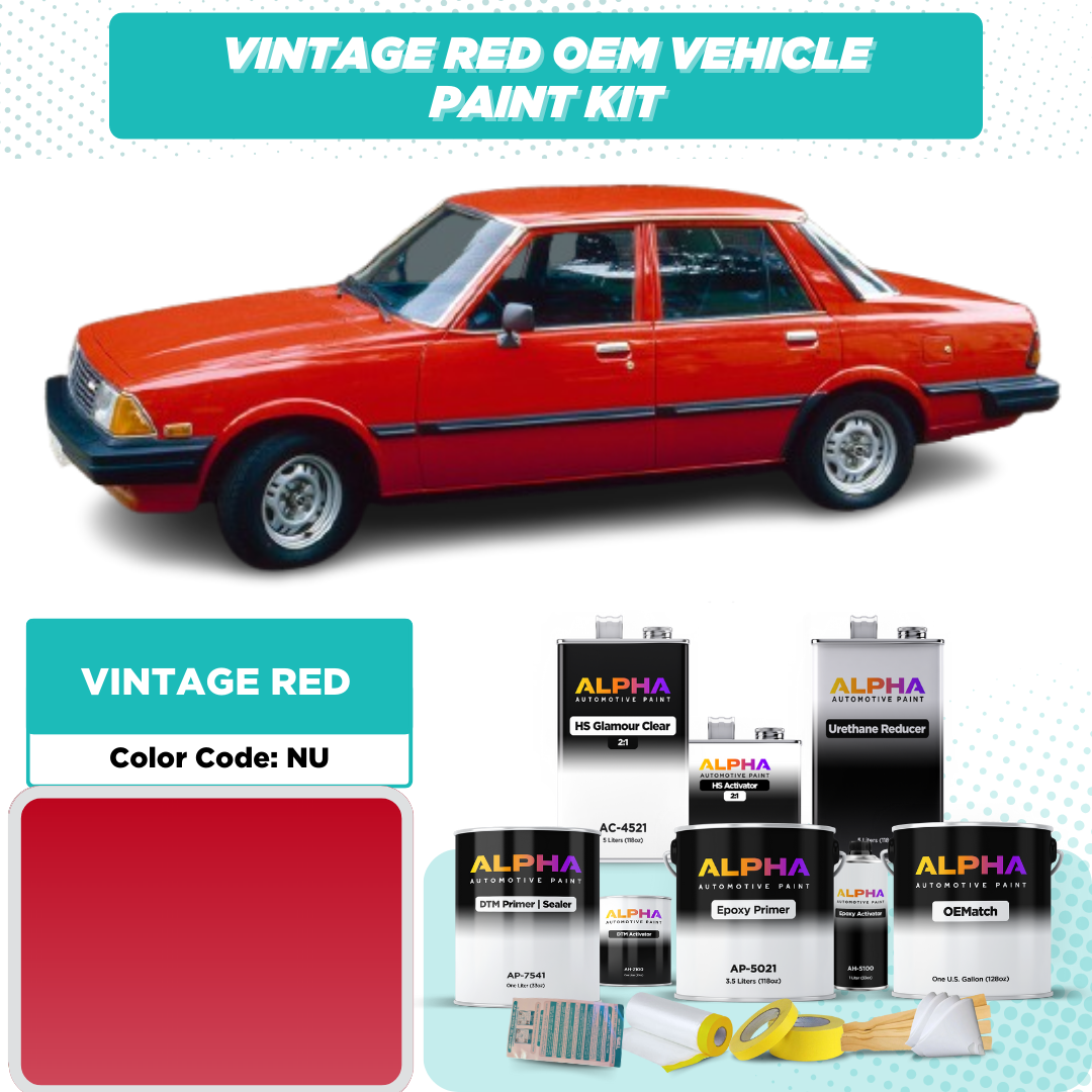 MAZ VINTAGE RED NU | OEMatch Vehicle Paint Kit