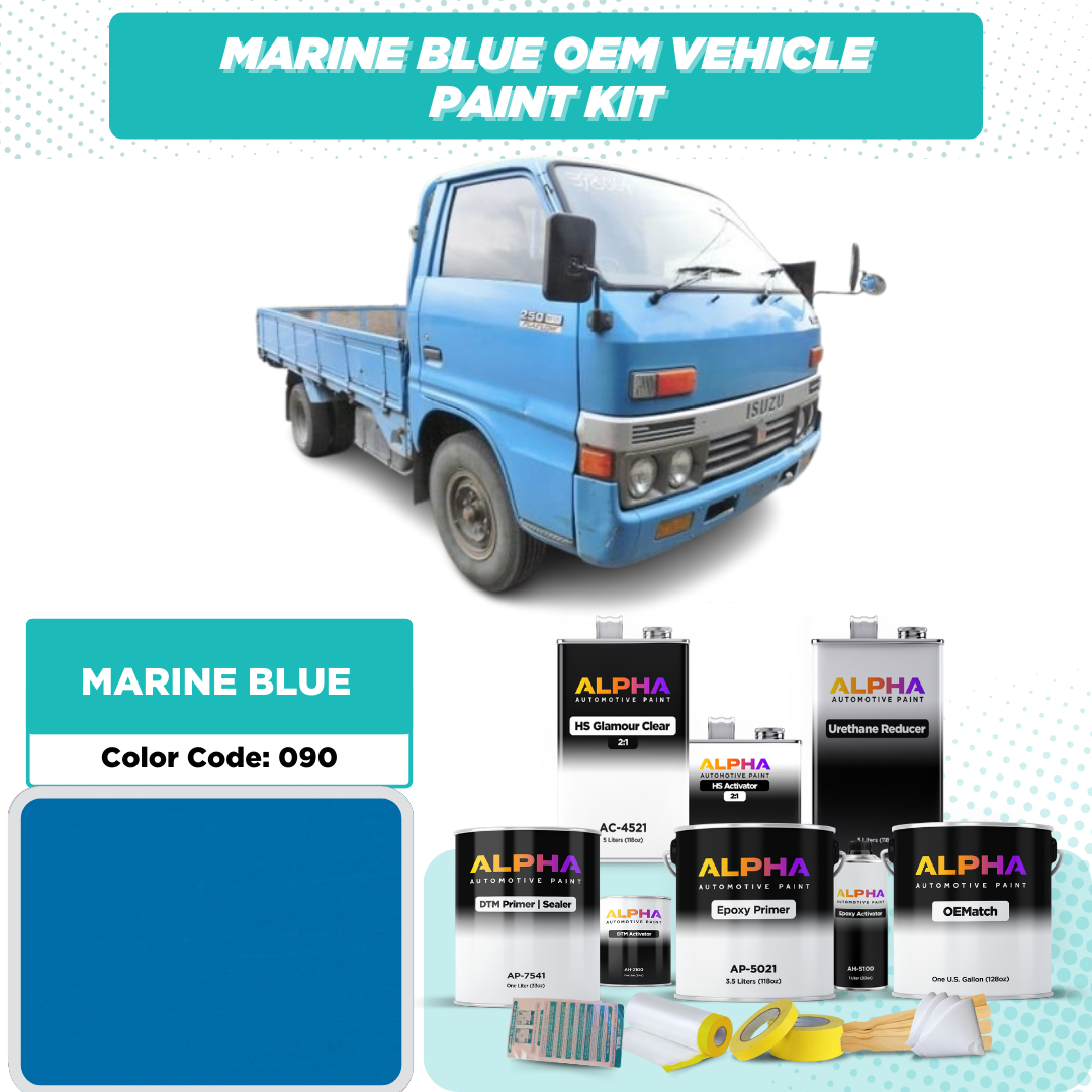 Isuzu Blue/Marine Blue 090 / 890 | OEMatch Vehicle Paint Kit