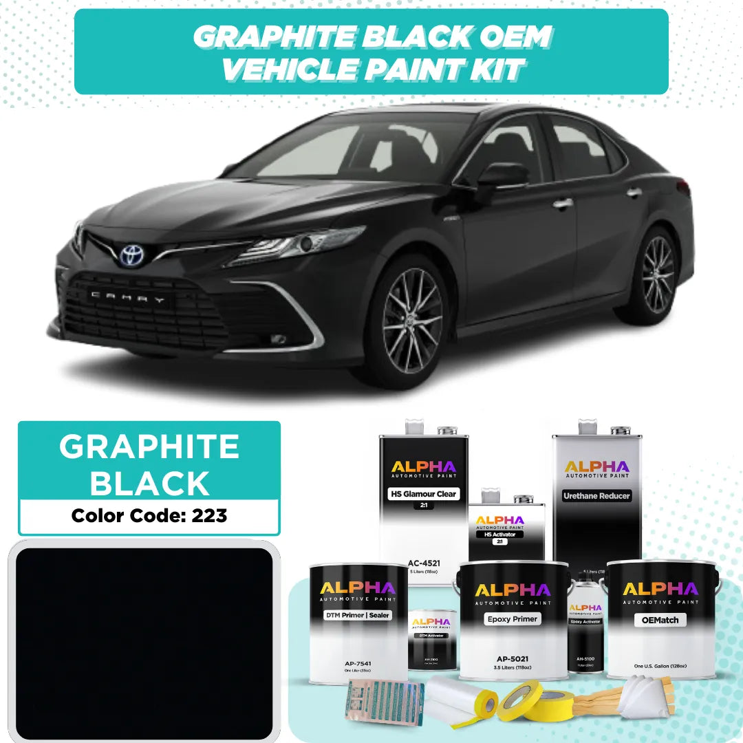 TOY GRAPHITE BLACK P. M. 223 | OEMatch Vehicle Paint Kit