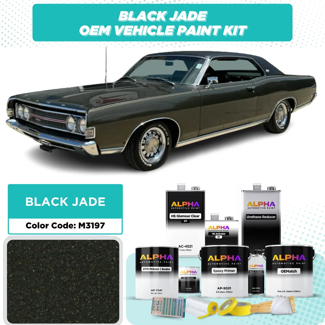 FORD USA BLACK JADE M. M3197 | OEMatch Vehicle Paint Kit