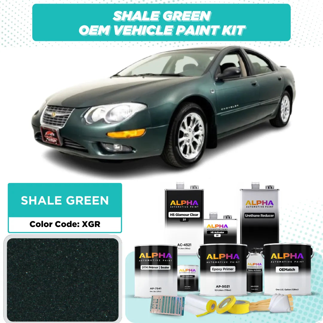 CHRY SHALE GREEN P.  M. XGR | OEMatch Vehicle Paint Kit