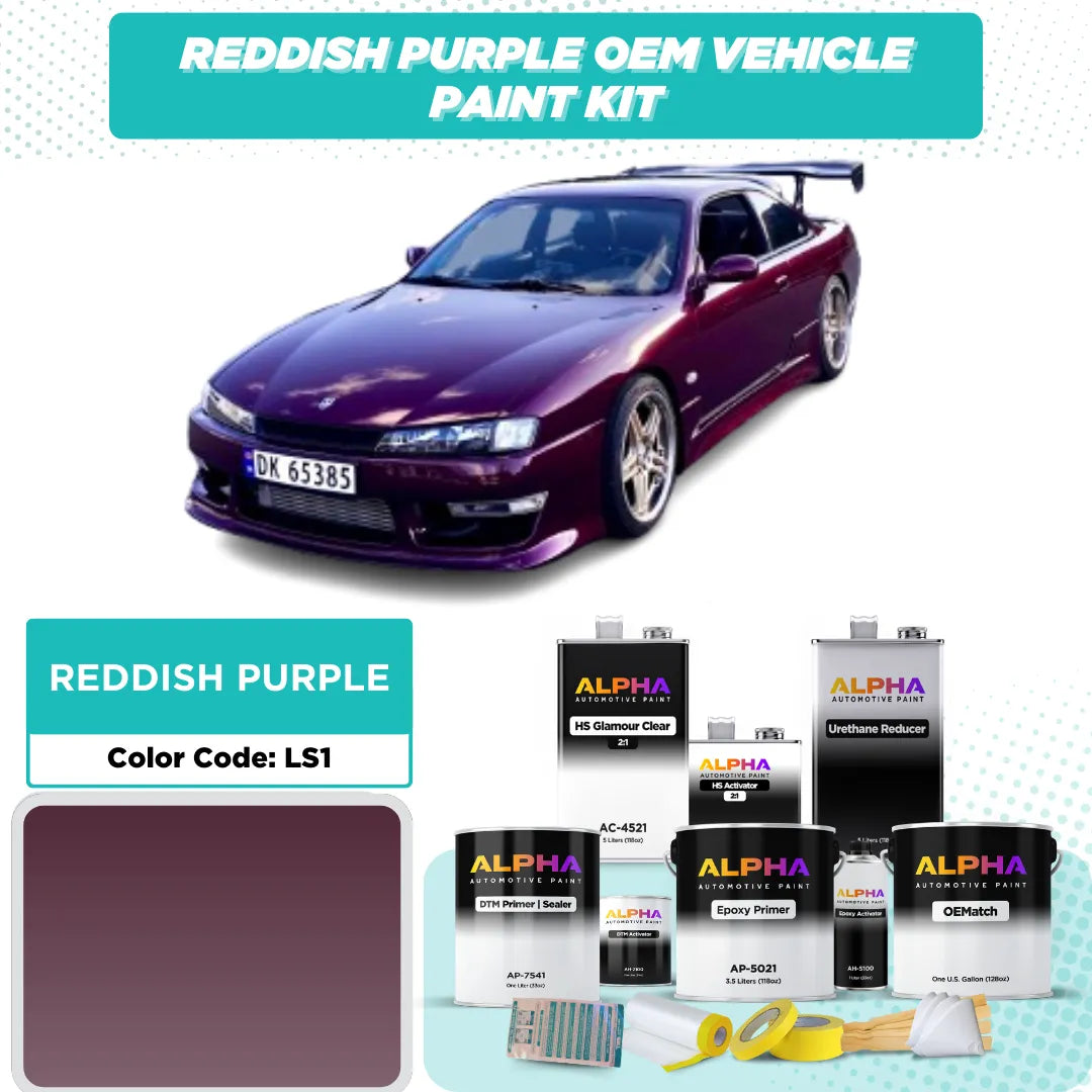 NISSAN REDDISH PURPLE P. LS1 | OEMatch Vehicle Paint Kit