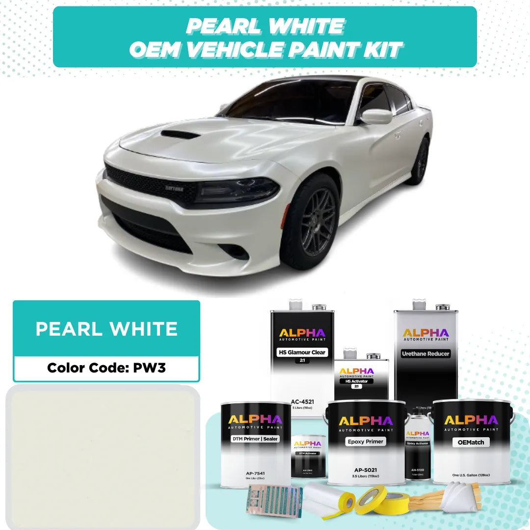 CHRY PEARL WHITE PW3 / VW3 | OEMatch Vehicle Paint Kit