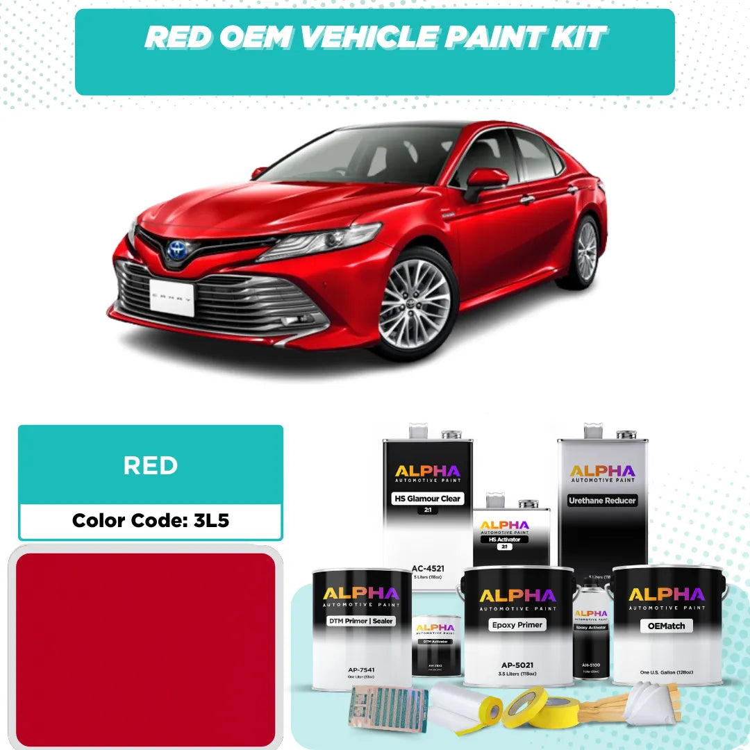 TOY RED 3L5 | OEMatch Vehicle Paint Kit