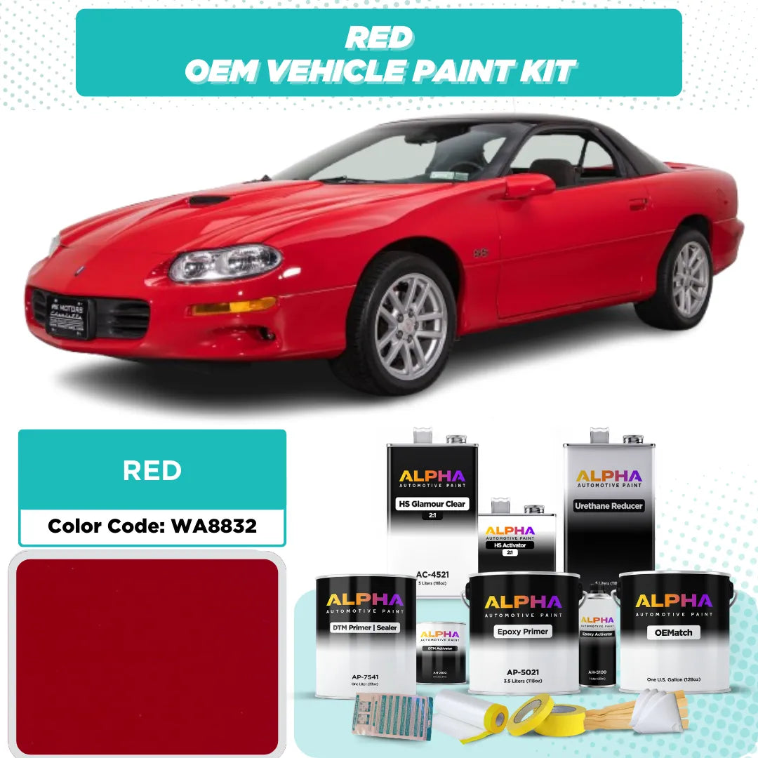 GEN. MOTORS USA RED WA8832 / 70-8832 | OEMatch Vehicle Paint Kit