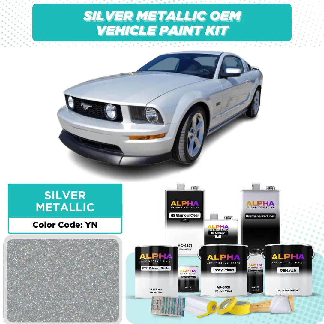 FORD SILVER M. YN / YN-6505 | OEMatch Vehicle Paint Kit