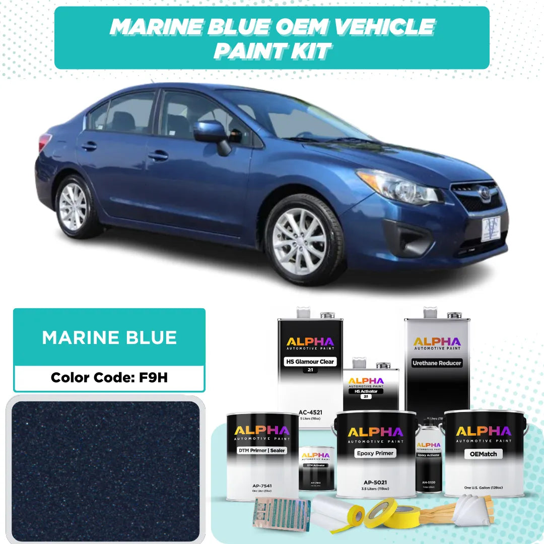 SUBARU MARINE BLUE M. F9H | OEMatch Vehicle Paint Kit