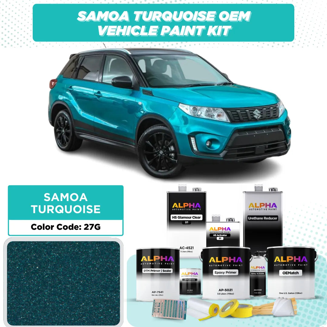 SUZ SAMOA TURQUOISE M. 27G | OEMatch Vehicle Paint Kit