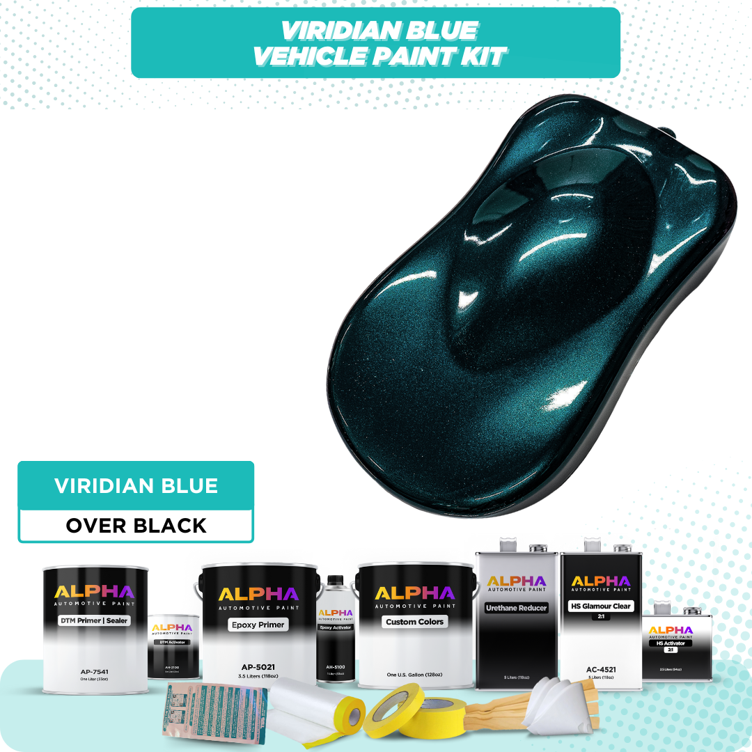 Viridian Blue Vehicle Paint Kit