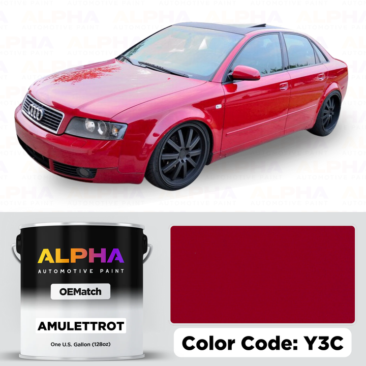 Volkswagen / Audi Amulet Red Y3C | OEMatch Basecoat