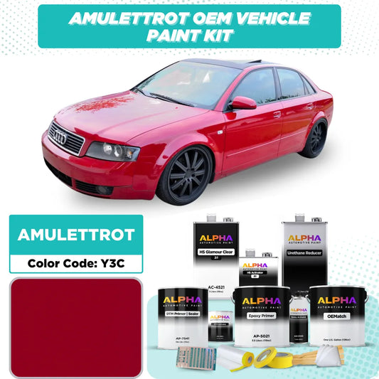 Volkswagen / Audi Amulet Red LY3C / Y3C | OEMatch Vehicle Paint Kit