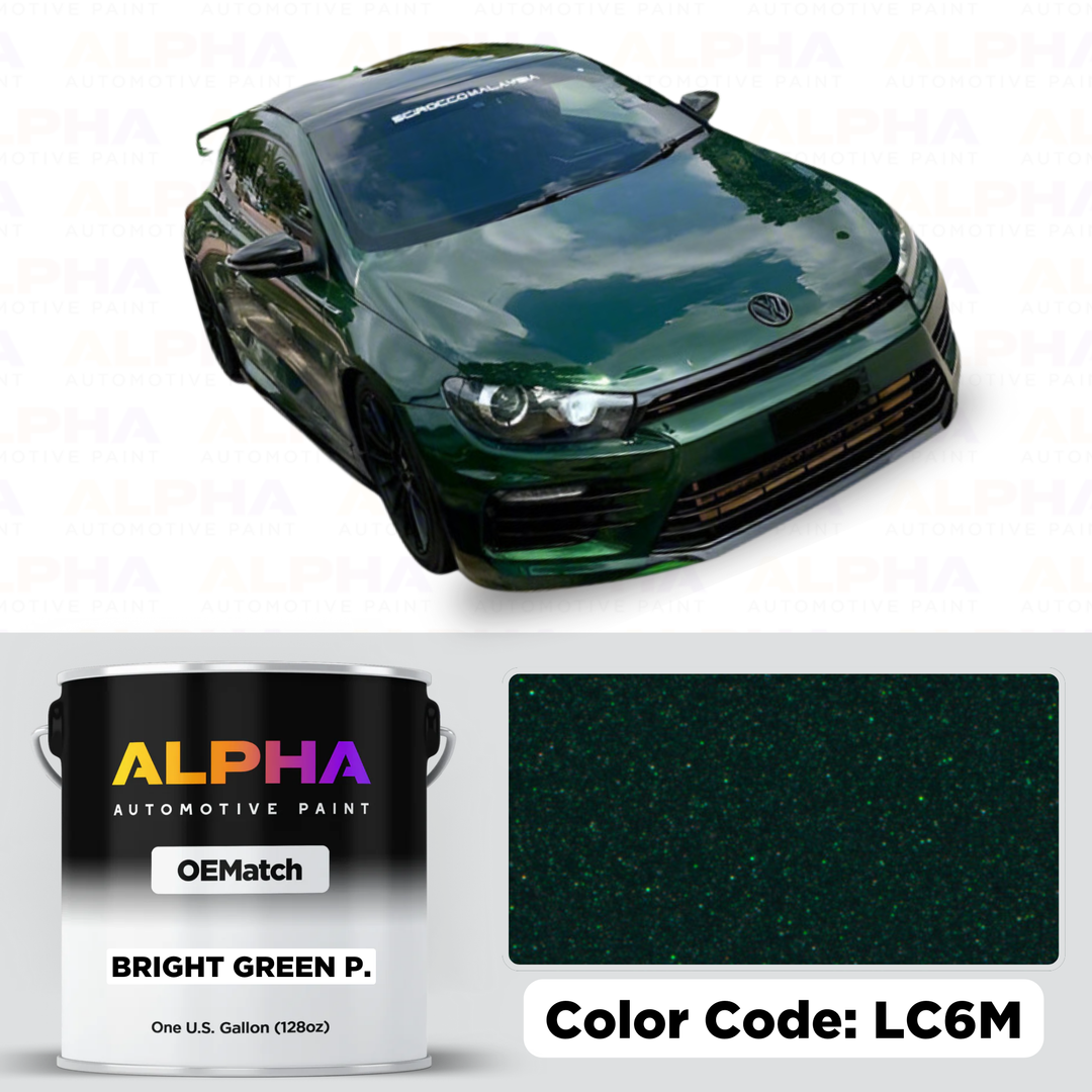 VOLKSWAGEN / AUDI BRIGHT GREEN P. LC6M / C6M | OEMatch Basecoat