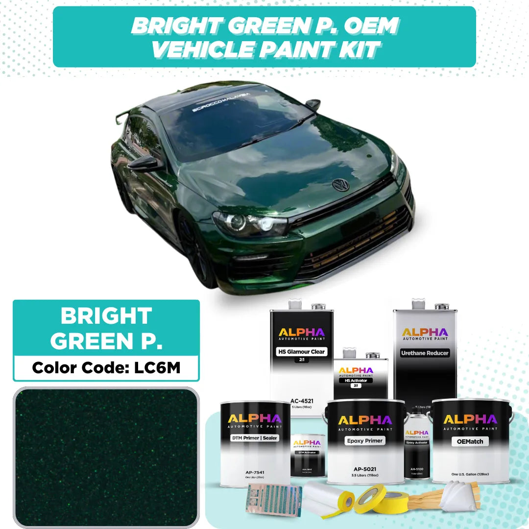 Volkswagen / Audi Bright Green P. LC6M / C6M | OEMatch Vehicle Paint Kit