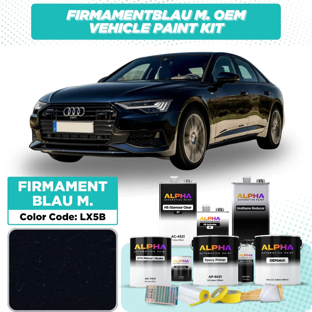 VOLKSWAGEN / AUDI FIRMAMENTBLAU M. LX5B | OEMatch Vehicle Paint Kit