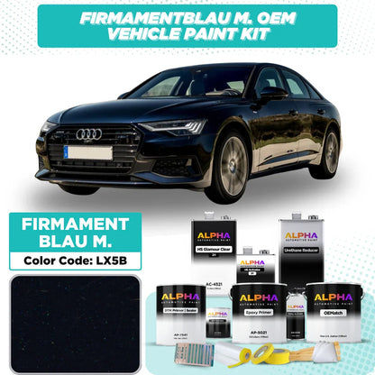 VOLKSWAGEN / AUDI FIRMAMENTBLAU M. LX5B | OEMatch Vehicle Paint Kit