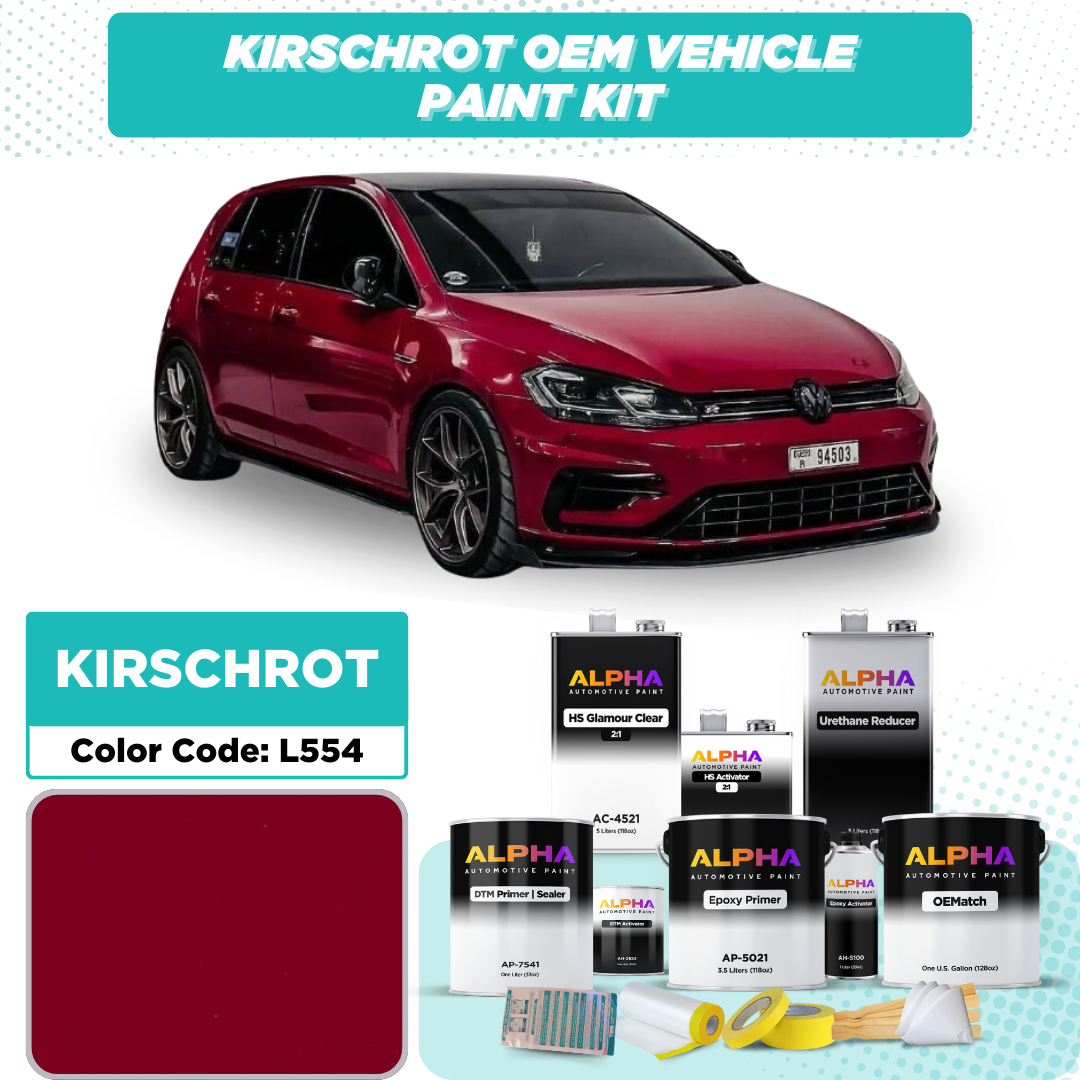 Volkswagen / Audi Kirschrot L554 / 554 | OEMatch Vehicle Paint Kit