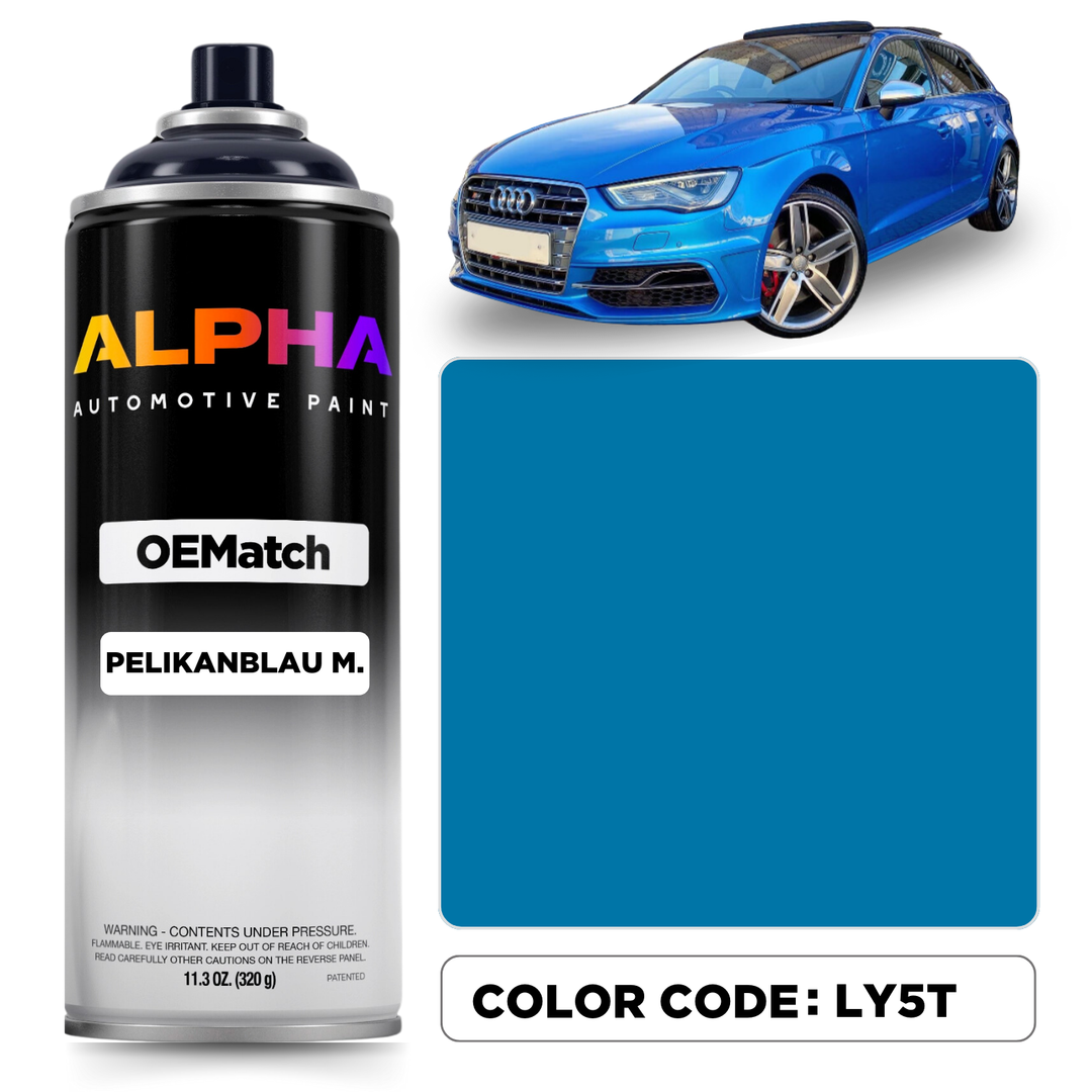 VOLKSWAGEN / AUDI PELIKANBLAU M. LY5T / Y5T | OEMatch Spray Can