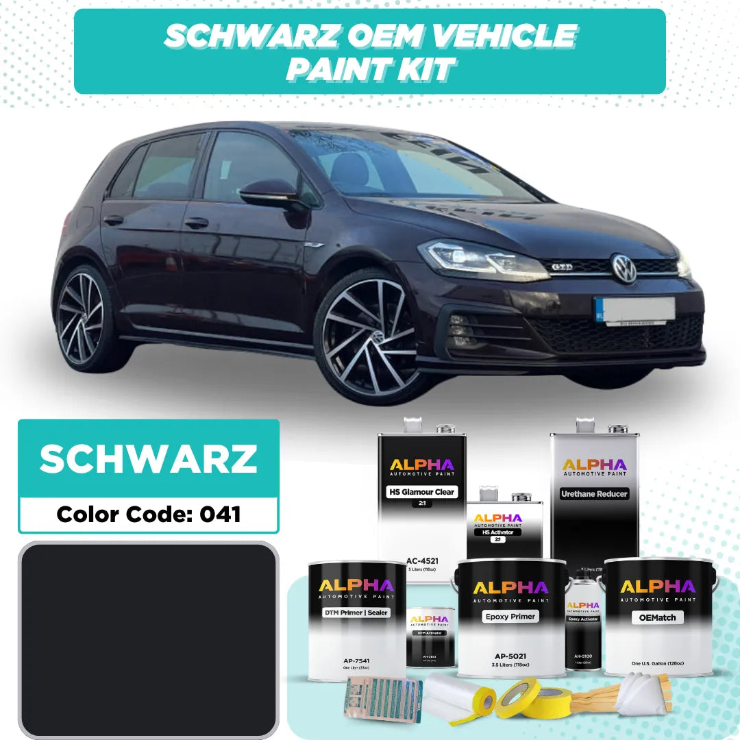 Volkswagen / Audi Schwarz 041 | OEMatch Vehicle Paint Kit