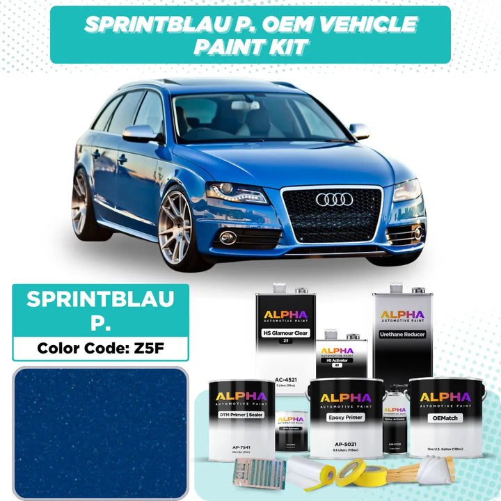 Volkswagen / Audi Sprintblau P. Z5F | OEMatch Vehicle Paint Kit