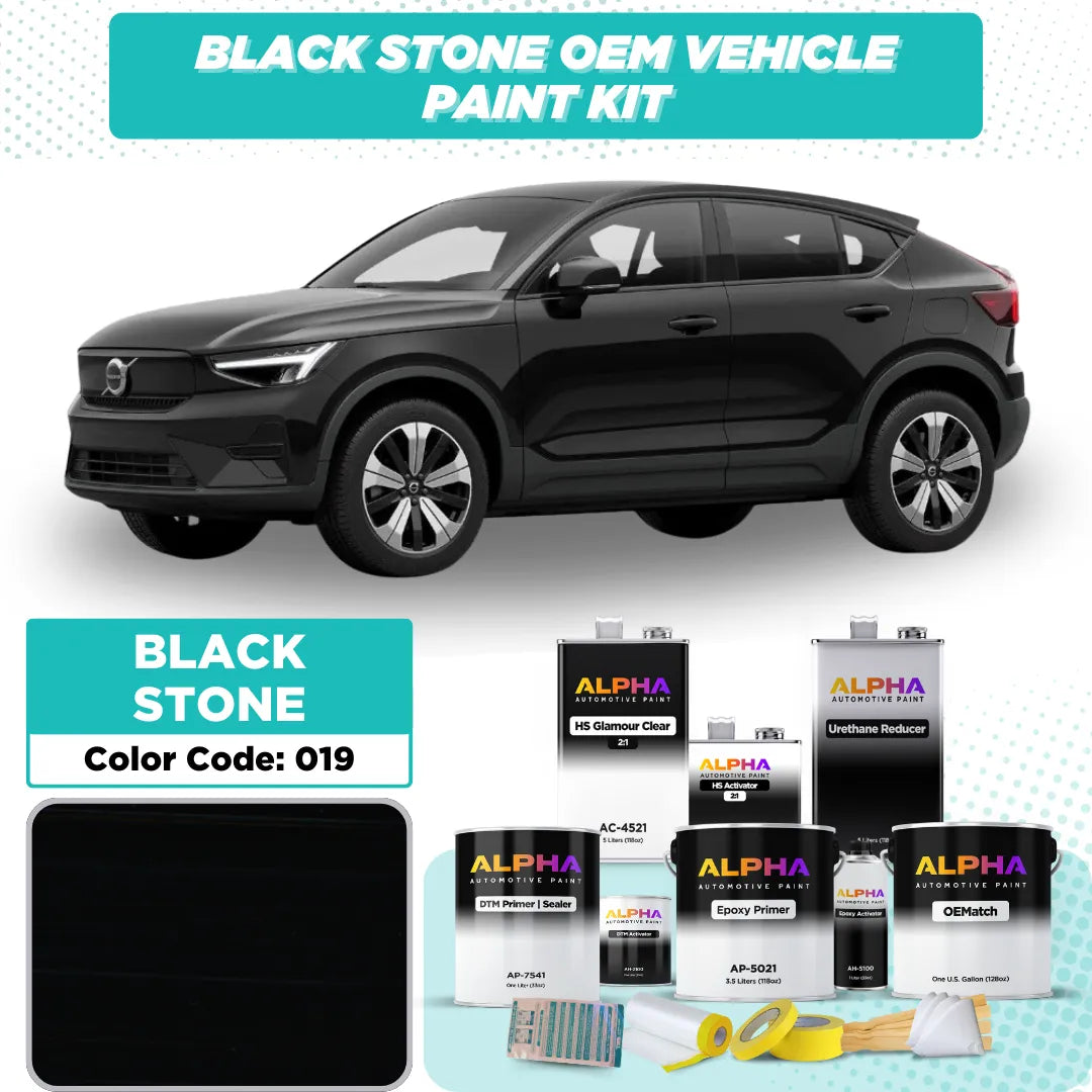 Volvo Black Stone 019 / 19 | OEMatch Vehicle Paint Kit