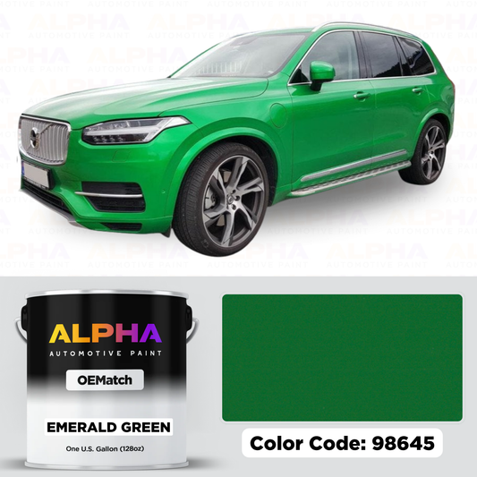 VOLVO EMERALD GREEN 98645 / 6001 | OEMatch Basecoat