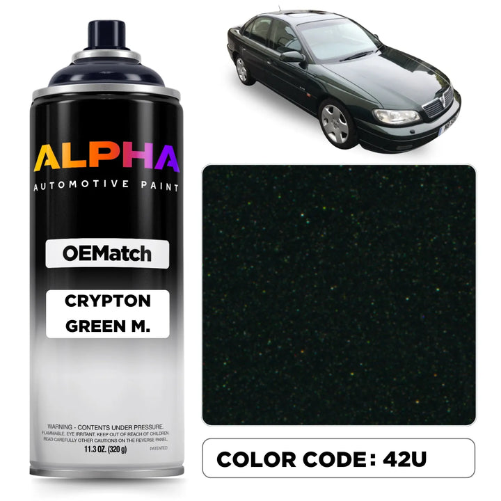 Vauxhall Crypton Green M. 42U / 380 | OEMatch Spray Can