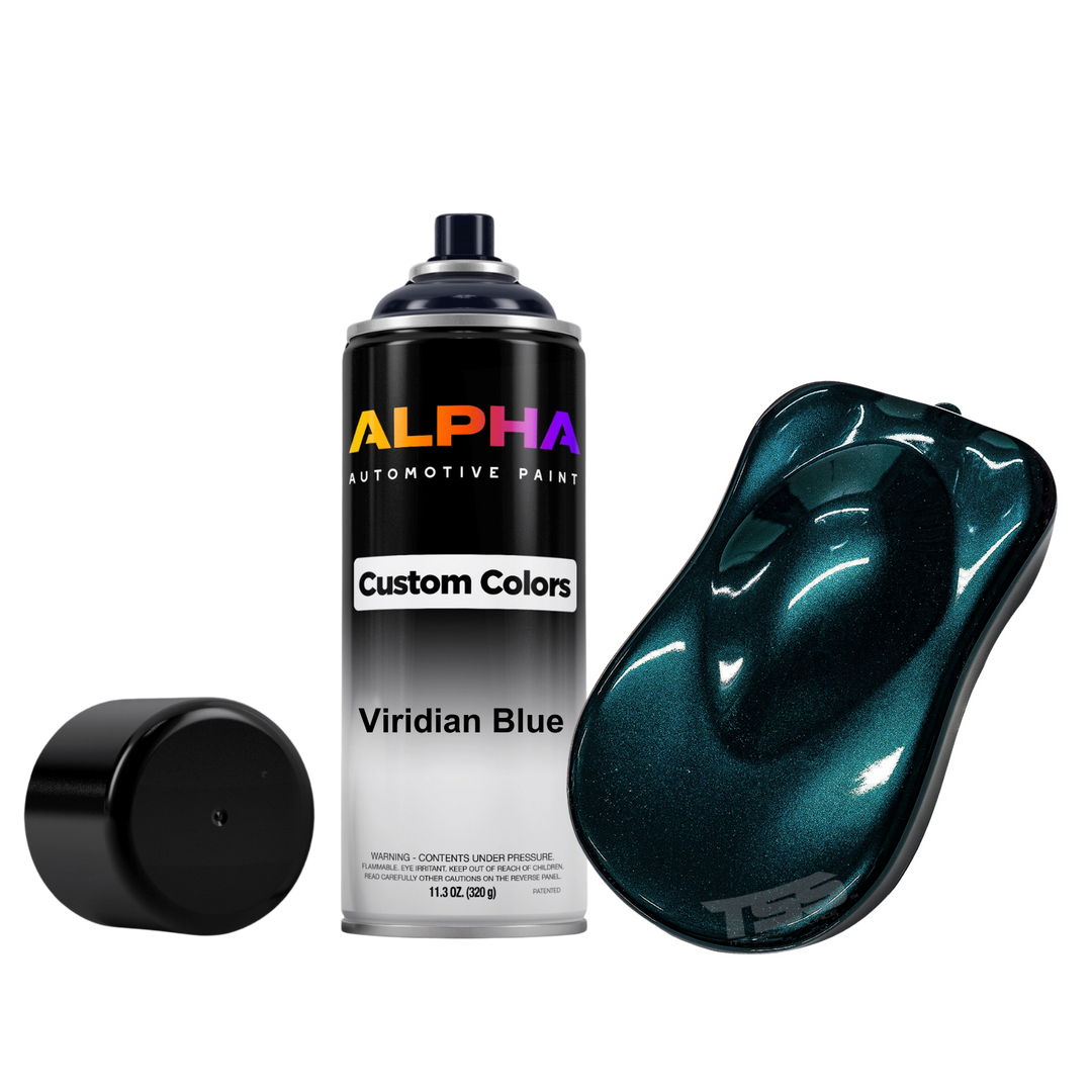 Viridian Blue Bike Paint Kit