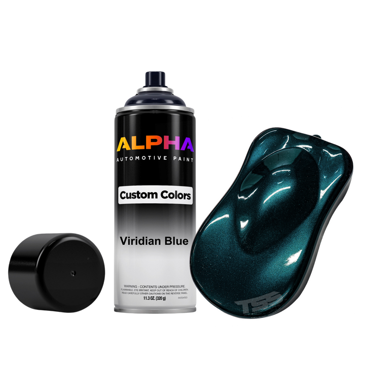 Viridian Blue Bike Paint Kit