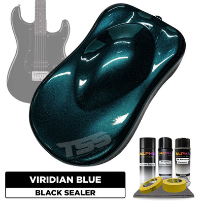 Viridian Blue Guitar Paint Kit