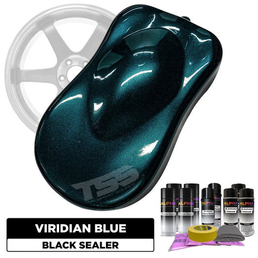 Viridian Blue Wheel Paint Kit