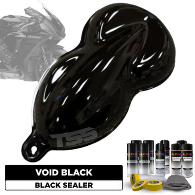 Void Black Motorcycle Paint Kit