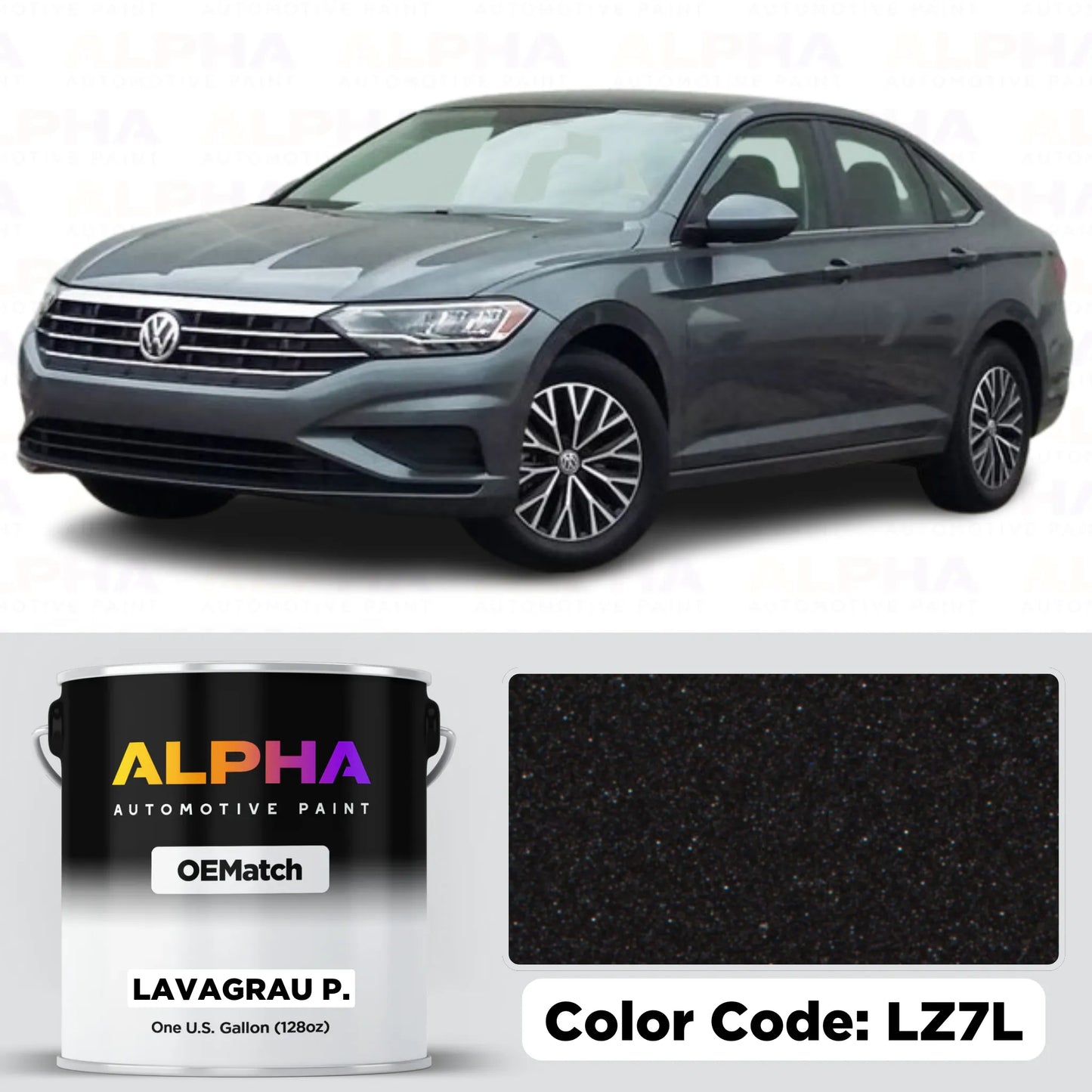 Volkswagen / Audi Lava Gray Pearl LZ7L / Z7L | OEMatch Basecoat