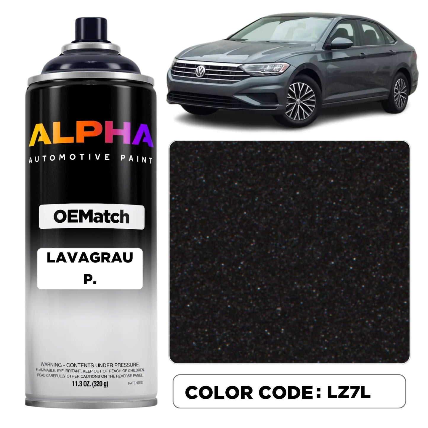Volkswagen / Audi Lava Gray Pearl LZ7L / Z7L | OEMatch Spray Can