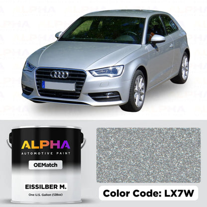 Volkswagen / Audi Eissilber Metallic LX7W / X7W | OEMatch Basecoat