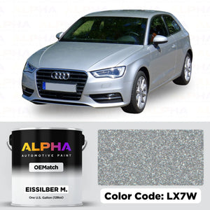 Volkswagen / Audi Eissilber Metallic LX7W / X7W | OEMatch Basecoat
