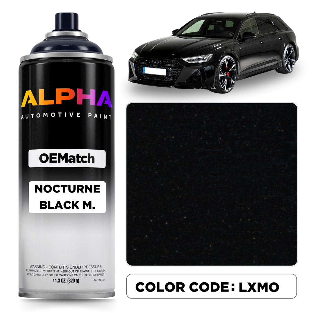 Volkswagen / Audi Nocturne Black Metallic LXMO / AXR | OEMatch Spray Can