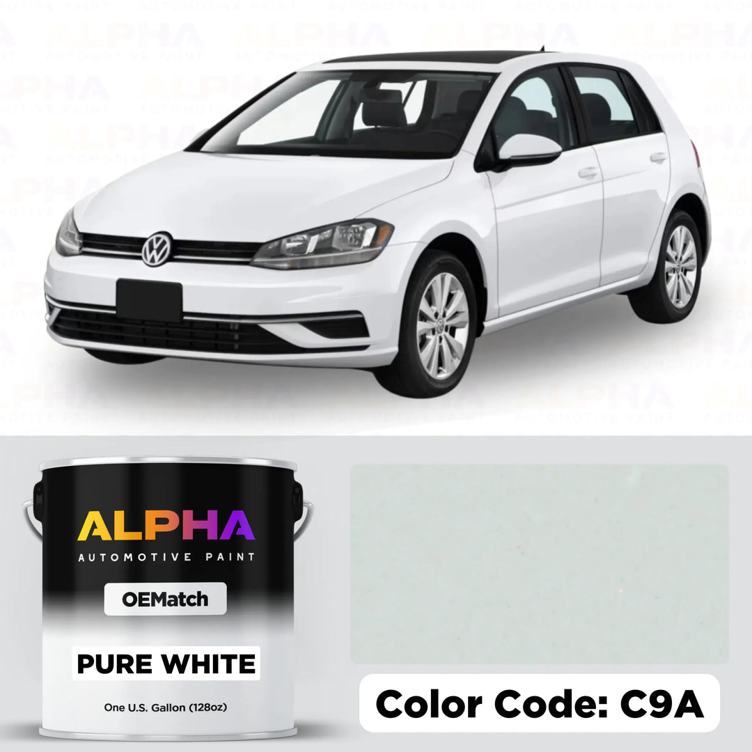 Volkswagen / Audi Pure White C9A | OEMatch Basecoat